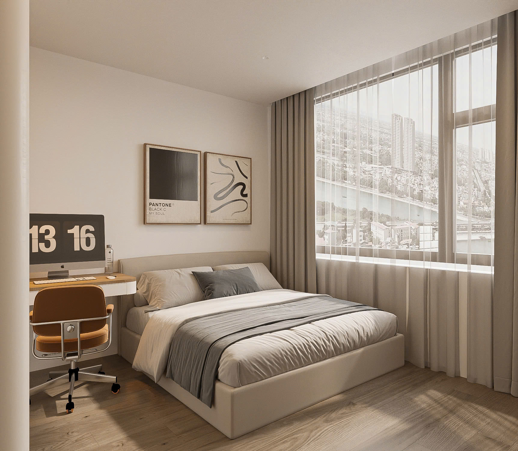 [HN] CHUNG CƯ VINHOMES SMART CITY - 80m2 - 2 PN